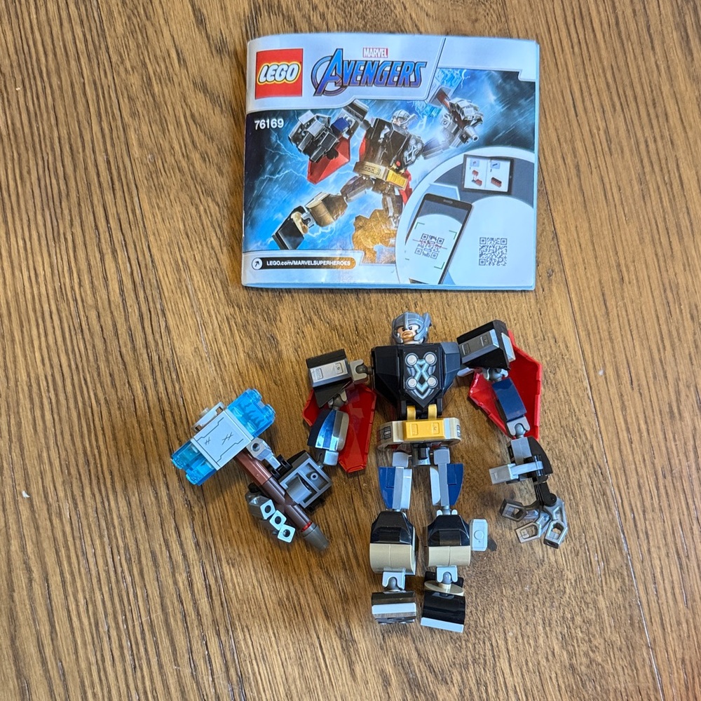 LEGO Marvel Thor Mech Building Set - Red, Blue, Black